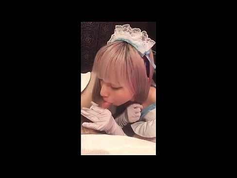 ❤️ Japonè idol [mayuka], kostim sèvant franse, pati 1, pip ak jerk off ak losyon ️ Ponografi bon jan kalite nan nou ❤